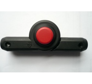 plastový kloub - průměr 16 mm  - červený knoflík