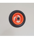 kolečko PUE - 200 x 50 (60) černá standard - ráfek HD design - oranžový