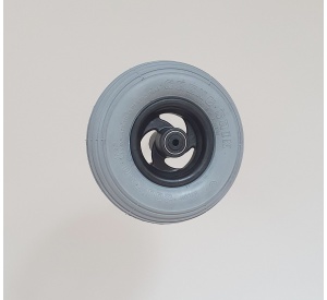 kolečko DELFlex - 200 x 50 (60) šedý - ráfek HD design - černý