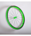 wheel neon green 24