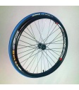 24 x 1 (25-540) black wheel - schwalbe right run blue / black - 2nd quality