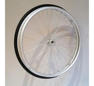 24 x 1 (25-540) silver wheel - PUE MV12 black, 12 mm - 2nd quality