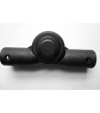 handle grip joint - diameter 20 mm - black buton